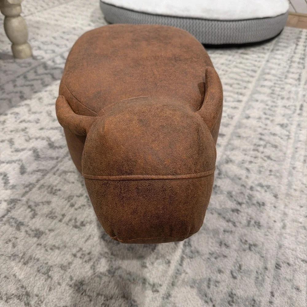 Joshua Steinberg‎ Classic Safari Ottoman Series Bos Taurus Retired Rare